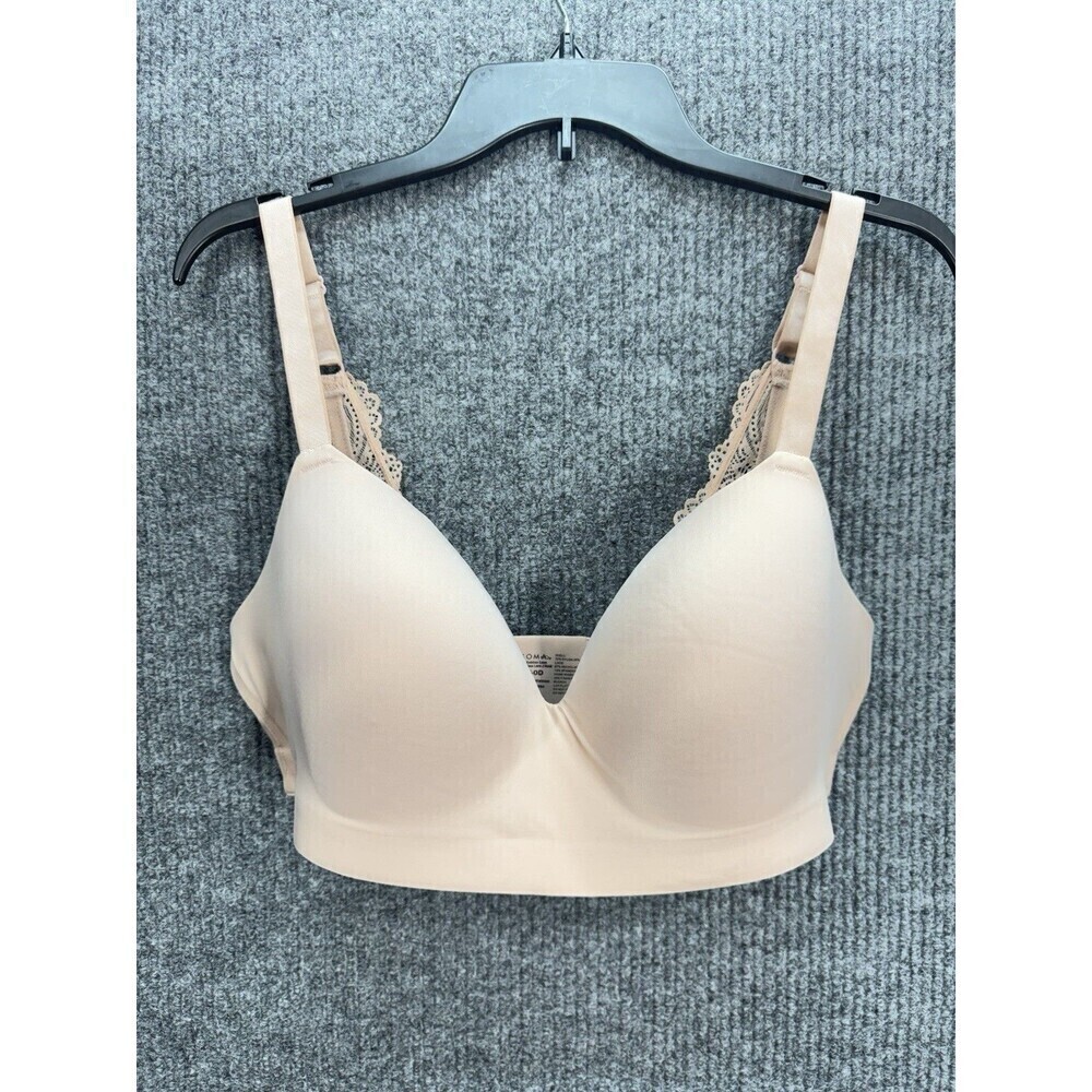 Soma Bra Size 40D Enbliss Luxe Wireless Lace Back J Hook Wirefree Lightly Padded
